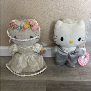 Hello Kitty Wedding Plush Set